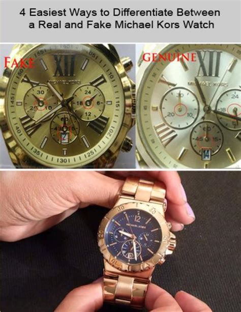 michael kors watch replica vs original|Michael Kors chronograph watch.